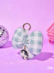 THE POWERPUFF GIRLS X Joivida 1 قطعة سلسلة مفاتيح بشكل فيونكة، مناسبة كهدية للأصدقاء - متعدد الألوان - مشاهدة 16