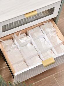 5/7/10Pcs Adjustable Drawer Organizer Boxes, Multi‑Purpose Drawer Dividers For Cosmetics Jewelry Underwear Socks Office Supplies, Dorm Storage - Multicolor - View 5