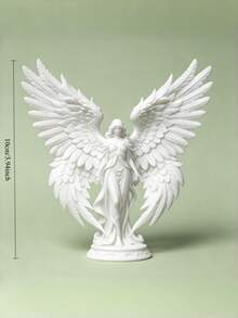Guardian Angel Statue Figurine, Modern Minimalist Home Decor For Shelf, Tabletop & Mantel, Indoor & Outdoor Ornament, Creative Holiday Gift - multicolor - View 3