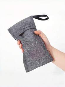 Exfoliating Soap Protector Bags, Mesh Soap Saver Scrubber With Hanging Cord, Foaming Bath Soap Net For Shower, Skin Exfoliation And Soap Saver Home Bathroom Decor Fall Decor Back To School - one-size - View 4