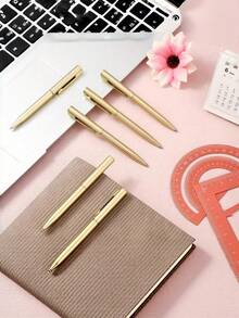 20Pcs 10cm Mini Round Ballpoint Pens Bulk Black Ink Pocket Writing Tools Portable Small Ball Pens For Notebook Signature Note Paper School Office Supplies - A - View 3