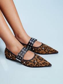 CUCCOO GRLICON Ladies, Willow Nails, Buckles, Flat Shoes. - Multicolor - View 4
