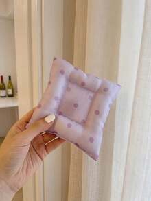 Joivida A Square Ins-Style Coaster With Simple Patterns Like Stripes And Plaid. Designed For Cream-Style Home Decor, It Offers Visual Pleasure And A Comfortable Touch For Urban Working Women And Teens - Multicolor - View 10