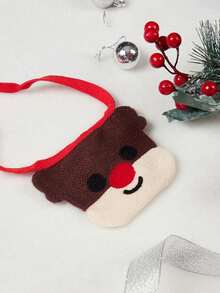 PETSIN 1 PC Christmas Reindeer Santa Pattern Pet Drool Towel - Multicolor - View 13