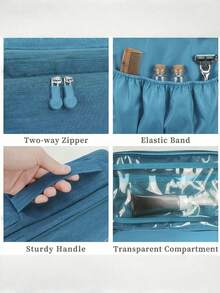 Portable Hanging Travel Underwear Storage Bag, Foldable Zipper Durable Space‑Saving Pouch, Organizer For Bra, Socks & Underwear For Travel & Home Use - Multicolor - View 14