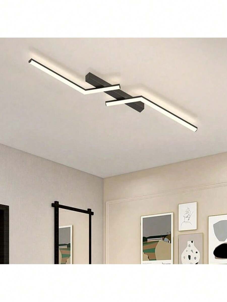 現代極簡鋁製 LED 吸頂燈,白色與暖光。奢華家居裝飾天花板燈,適用於客廳、廚房中島、臥室、餐廳、走廊、別墅和樓梯間。室內照明裝飾天花板燈具。 - 彩色 - 查看 1
