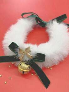 PETSIN 1PC Pet Collar, Handmade Red Bowknot Neck Decoration With Bell, Festive Christmas New Year Wedding Neck Collar For Cats & Dogs - Multicolor - View 15