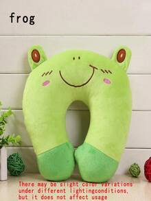 U-Shaped Pillow, Cute Cartoon Animal Printing Soft And Comfortable Pillow, Suitable For Home Travel Plane Car, Cute Animal Printing Pillow, Neck Support Cushion, Soft And Comfortable Travel Pillow Accessories - Multicolor - View 11