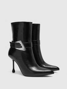 CUCCOO BIZCHIC New Women's Stiletto Boots, Fashionable For Commuting Dates, Suitable For Spring, Autumn And Winter - Coffee Brown - View 4
