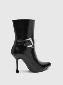 CUCCOO BIZCHIC New Women's Stiletto Boots, Fashionable For Commuting Dates, Suitable For Spring, Autumn And Winter - Coffee Brown - View 6