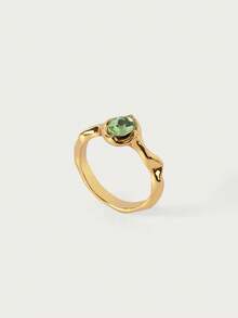 Glisma 1Psc Women's Single Ring - Gold - View 13