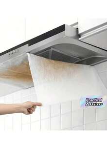 12‑PCS Japanese‑Style Range Hood Accessory Set: Includes Easy‑To‑Clean Grease‑Absorbing Paper, Filtration Membranes, Anti‑Grease Stickers, Filter Screens, Grease‑Absorbing Strips, Universal Kitchen Filters, And Stickers For Built‑In Stovetops. - Range hood accessories - View 1