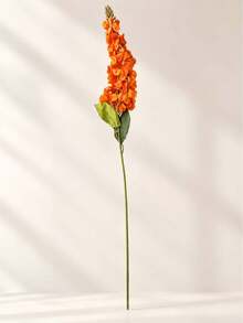 Artificial Goldfish Orange Flower, Artificial Delphinium Flower, Party Center Flower Arrangement Decor For Autumn, Halloween, Wedding, Home, Harvest, And Farm, Table Decor, Outdoor Garden Decor - Orange - View 4