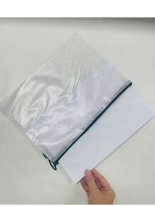 A4 拉鍊文件袋 透明防水 文件書本考卷袋 辦公室教室收納 辦公用品 - 顏色隨機 - 查看 4
