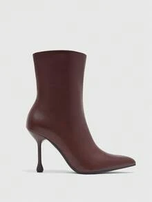 CUCCOO BIZCHIC New Women's Stiletto Boots, Fashionable For Commuting Dates, Suitable For Spring, Autumn And Winter - Dark brown - View 2