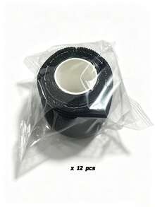 Self-Adhesive Elastic Bandage, Breathable Tape For Tattoo Grip, Sports, Pet & Wound Protection - Black - View 8