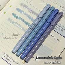 The 4/8/12 Pcs Double-Headed Highlighter Set Does Not Bleed Ink And Has No Burrs. It Is An Ideal Easter Gift For Diaries, Class Notes, Highlighting Key Points, School And Office Supplies, Back To School - Multicolor - View 6
