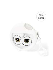 HARRY POTTER X SHEIN 25ml/0.87oz Hedwig 貓頭鷹卡通便攜噴霧瓶，可補充細霧噴霧器，附軟矽膠保護套、掛繩與漏斗，防漏旅行容器，適用於清潔液、蚊香液、保養化妝水等 - 白色 - 查看 6