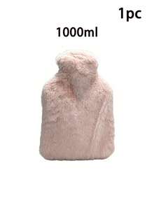 500ml/1000ml 附蓋大容量防漏熱水袋，可用於暖頸、肩部與四肢，適合男女使用，適合聖誕節、新年、生日送給家人與朋友的禮物（粉色/灰色） - 多色 - 查看 11