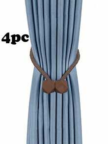 Magnetic Curtain Tiebacks, Made Of Thicker Twisted Cord And Strong Magnets, Multiple Color Options, Suitable For Curtain Fixing - Multicolor - View 7