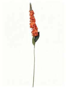 Artificial Goldfish Orange Flower, Artificial Delphinium Flower, Party Center Flower Arrangement Decor For Autumn, Halloween, Wedding, Home, Harvest, And Farm, Table Decor, Outdoor Garden Decor - Orange - View 6