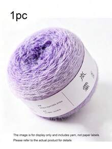 Large Thread,Gradient Needle Thick Thread, Hand Woven DIY Yarn, Hook Woven Fashionable Sweater, Noblewoman Shawl, Seven Star Blanket, Hat, Headband, 1 Pack=200g. - Light Mist Gradient - View 15