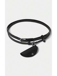Noxbound Double Layer Women's Belt Suitable For Matching With Pants - Black - View 4