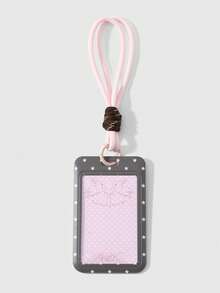 ROMWE Anime 1 Gantungan Kunci/Liontin Tas DIY Motif Bintang Polka Dot Cokelat Klasik Sederhana dan Modis, Cocok untuk Kartu Pelajar, Kartu Identitas, dan Polka Dot, Cocok untuk Pemakaian Sehari-hari - Coklat - View 6