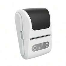 Teckwe 1-Pack Portable Mini Thermal Label Printer & Paper Bluetooth Portable Home Receipt Printer Ink-Free Thermal Printing Create Labels Anytime And Anywhere A Thoughtful Gift For Family And Friends 1200mAh Battery - Multicolor - View 10