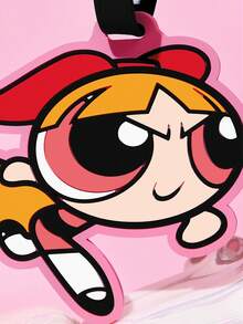 THE POWERPUFF GIRLS X SHEIN Feitian Little Policewoman PVC Luggage Tag - Red - View 6