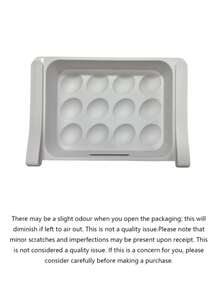 1 Drawer‑Type Hanging Fridge Fresh‑Keeping Storage Box - Suitable For Eggs, Fruits And Vegetables - Space‑Saving Kitchen Accessory - White - View 9