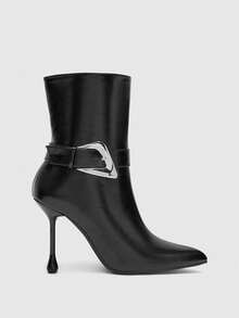 CUCCOO BIZCHIC New Women's Stiletto Boots, Fashionable For Commuting Dates, Suitable For Spring, Autumn And Winter - Coffee Brown - View 2