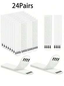 12/24 Fixed Sticker For Picture Frame Non-Destructive Installation, Double-Piece Use, Easy To Remove And Install, Suitable For Remote Control, Photo Frame, Socket, Etc - Velcro - View 9