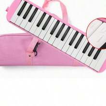 32‑Key Melodica With Mouthpiece, Air‑Powered Piano Keyboard Instrument, Comes With A Carrying Bag - Multicolor - View 11