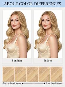 12-22 Inch Micro Loop Hair Extensions Human Hair,Color S27-613,Caramel Brown To 613 Blonde,Straight Women'S Hair Additions For Daily Use,Natural Look,Adds Volume & Length,Fit For All Hair Types & Ethnicities,Length Enhancement,Natural Appearance - S27-613 - View 14