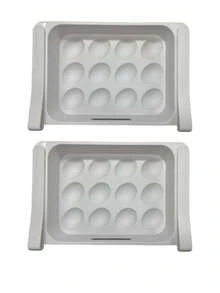 1 Drawer‑Type Hanging Fridge Fresh‑Keeping Storage Box - Suitable For Eggs, Fruits And Vegetables - Space‑Saving Kitchen Accessory - White - View 8