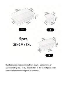 11/7/5/4/2pcs Drawer Style Cosmetic Storage Box/Perfume Storage Box/Vanity Skincare Storage Box/Stackable Desktop Storage Box/Bathroom Multi Functional Free Combination Display Storage Box, Office Supplies Storage Box/Bedroom Decor - Clear - View 13
