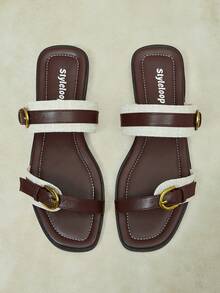Dark brown T