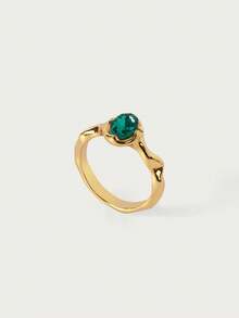 Glisma 1Psc Women's Single Ring - Gold - View 15