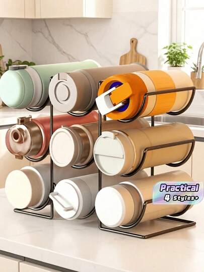 Multi-Layer Cup Storage Rack Desktop Creative Superposition Cup Rack, Portable, No Installation, Cabinet Desktop Storage. Space-Saving Storage Rack For Kitchen, Living Room And Office
