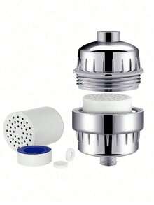 20 Stage Shower Hard Water Purification Filter Showerhead Activated Carbon Water Purifier Chlorine Removal Reduce Dry Itchy Skin - 20 layer filter - View 9