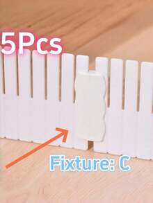 5/7/10Pcs Adjustable Drawer Organizer Boxes, Multi‑Purpose Drawer Dividers For Cosmetics Jewelry Underwear Socks Office Supplies, Dorm Storage - Multicolor - View 15