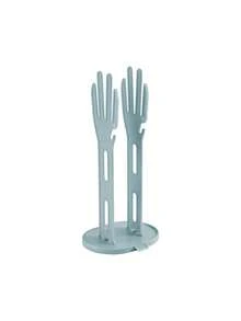 Kitchen Glove Drying Rack, No-Drill Wall-Mounted Glove Storage Rack, Desktop Vertical Design, Easy Access - Multicolor - View 10