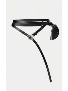 Noxbound Double Layer Women's Belt Suitable For Matching With Pants - Black - View 2