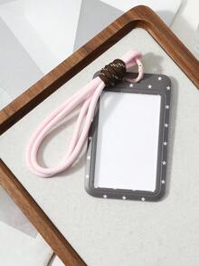 ROMWE Anime 1 Gantungan Kunci/Liontin Tas DIY Motif Bintang Polka Dot Cokelat Klasik Sederhana dan Modis, Cocok untuk Kartu Pelajar, Kartu Identitas, dan Polka Dot, Cocok untuk Pemakaian Sehari-hari - Coklat - View 5
