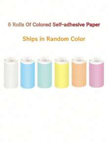 Teckwe 1-Pack Portable Mini Thermal Label Printer & Paper Bluetooth Portable Home Receipt Printer Ink-Free Thermal Printing Create Labels Anytime And Anywhere A Thoughtful Gift For Family And Friends 1200mAh Battery - Multicolor - View 11