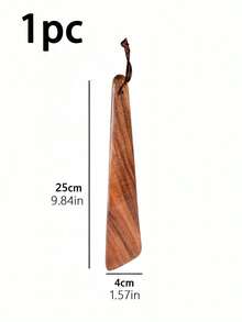 1 Home Use Spatula, Hanging Storage, Outdoor Flip Cooking Spatula, Kitchen Utensil Frying Spatula - Wood Color - View 8