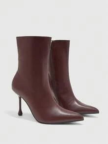 CUCCOO BIZCHIC New Women's Stiletto Boots, Fashionable For Commuting Dates, Suitable For Spring, Autumn And Winter - Dark brown - View 6