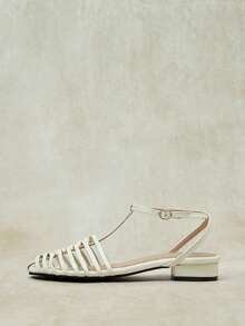 Styleloop Sandal Wanita 2026 dengan Tali, Serbaguna untuk Musim Panas, Sandal Terbuka dengan Tali, Sepatu Nyaman. - Krem - View 2