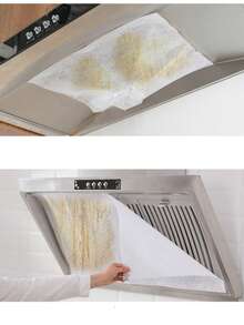 12‑PCS Japanese‑Style Range Hood Accessory Set: Includes Easy‑To‑Clean Grease‑Absorbing Paper, Filtration Membranes, Anti‑Grease Stickers, Filter Screens, Grease‑Absorbing Strips, Universal Kitchen Filters, And Stickers For Built‑In Stovetops. - Range hood accessories - View 5